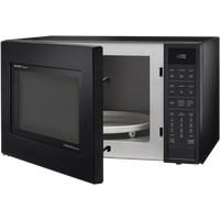 Sharp Black Oven Microwave PNG Image High Quality
