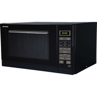 Sharp Black Oven Microwave HD Image Free