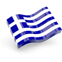 Abstract Flag Greece HQ Image Free