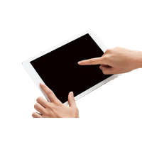 Vector Finger Tablet Hand PNG Download Free