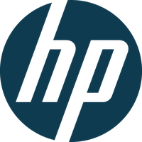 Blue Logo Hewlett-Packard HQ Image Free