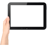 Tablet Holding Female Hand Free Download Image