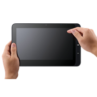 Tablet Holding Hand Download HD