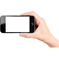 Smartphone Hand Holding Mockup Free Download PNG HD