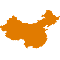 China Border Map Free PNG HQ
