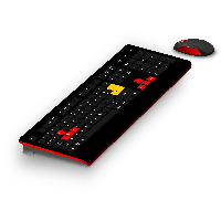 Gaming Electronic Keyboard PNG Image High Quality