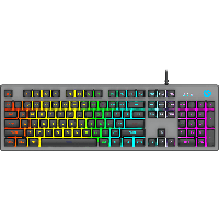 Gaming Pic Neon Keyboard PNG Download Free