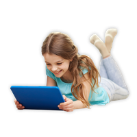 Girl Tablet Free Clipart HQ