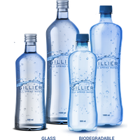 Blue Glass Water Bottle Photos