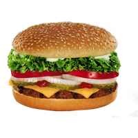 King Big Burger PNG File HD