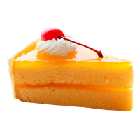 Cake Creamy Piece PNG File HD