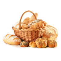 Multi Slices Wicker Grain Basket Bread