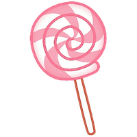 Pink Lollipop Candy PNG Free Photo