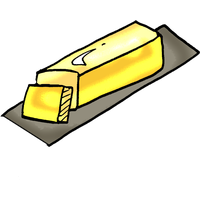 Butter Vector PNG File HD