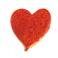 Heart Pic Cookie Icing PNG Image High Quality