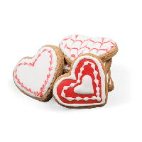 Heart Cookie Icing Free Download PNG HQ