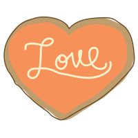 Heart Love Cookie Free Clipart HD