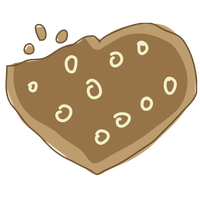 Heart Vector Cookie HD Image Free