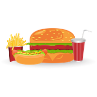 Food Burger Junk PNG File HD