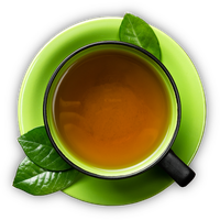 Organic Mint Green Tea PNG Download Free
