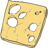Cheese Piece Slice PNG File HD