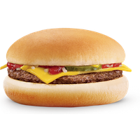 Burger Cheese Classic PNG File HD