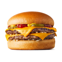 Burger Double Cheese Free PNG HQ