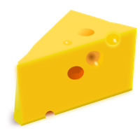 Cheese Piece Yellow PNG Free Photo