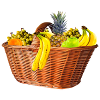 Basket Mix Fruits Free Download Image