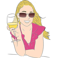Girl Vector Pic Drinking Free PNG HQ