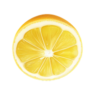 Cut Lemon Half Free Transparent Image HQ