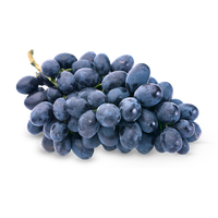 Seedless Black Grapes PNG Image High Quality