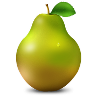 Fresh Green Pears PNG Download Free