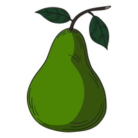 Vector Green Pears Free Transparent Image HD