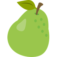 Vector Green Pears HQ Image Free