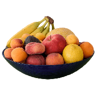Basket Fruit Closeup PNG File HD