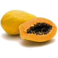 Fresh Papaya Half PNG Image High Quality
