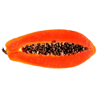 Papaya Organic Half PNG File HD